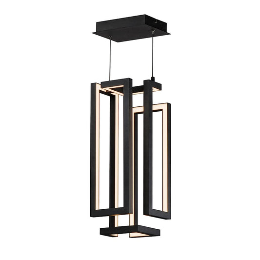 ET2 Lighting Penrose 1 Light Pendant, Black - E21261-BK