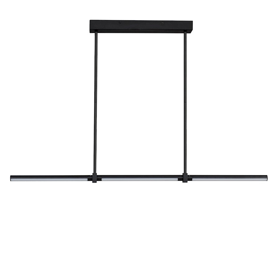 ET2 Lighting Dorian 3 Light Linear Pendant, Black - E21357-BK