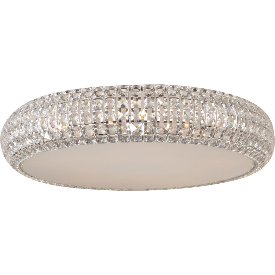 ET2 Lighting Bijou Flush Mount, Polished Chrome