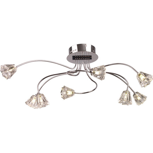 ET2 Lighting Visione 8-Light Flush Mount