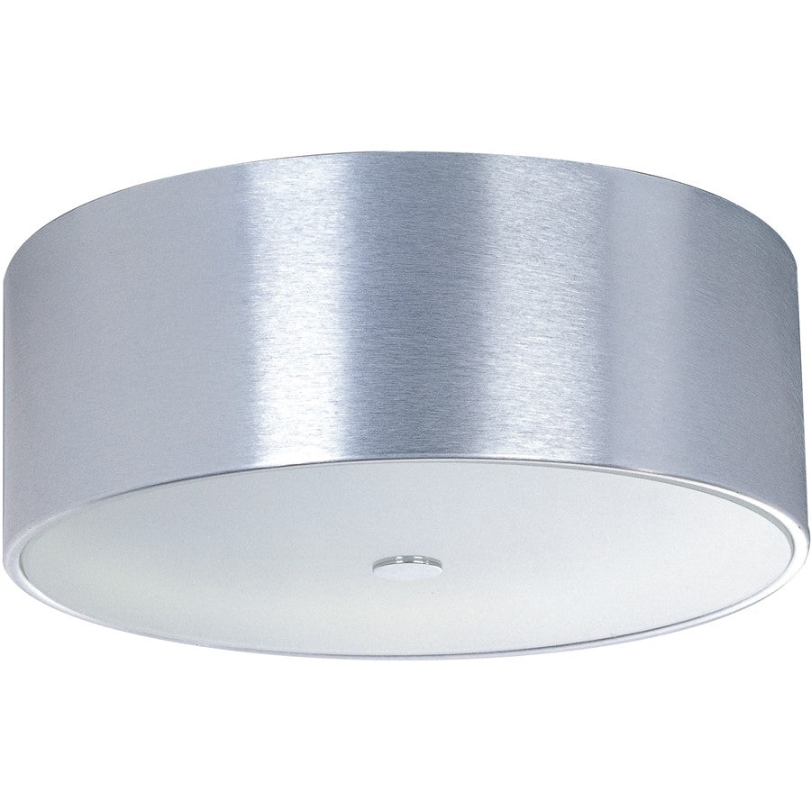 ET2 Lighting Percussion 3-Light Flush Mount, Polished Chrome