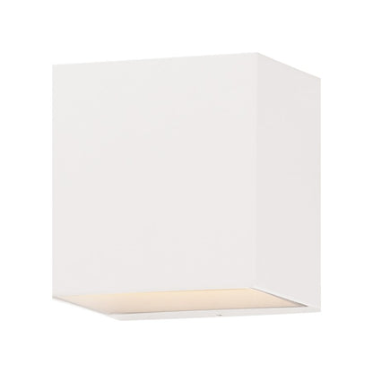 ET2 Lighting Blok 1 Light LED Outdoor Sconce, White - E23216-WT