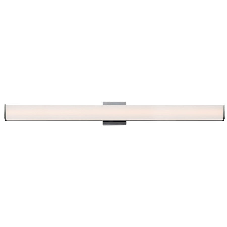 ET2 Lighting Baritone 1 Light 48" LED Wall Sconce, Nickel/White - E23408-01SN