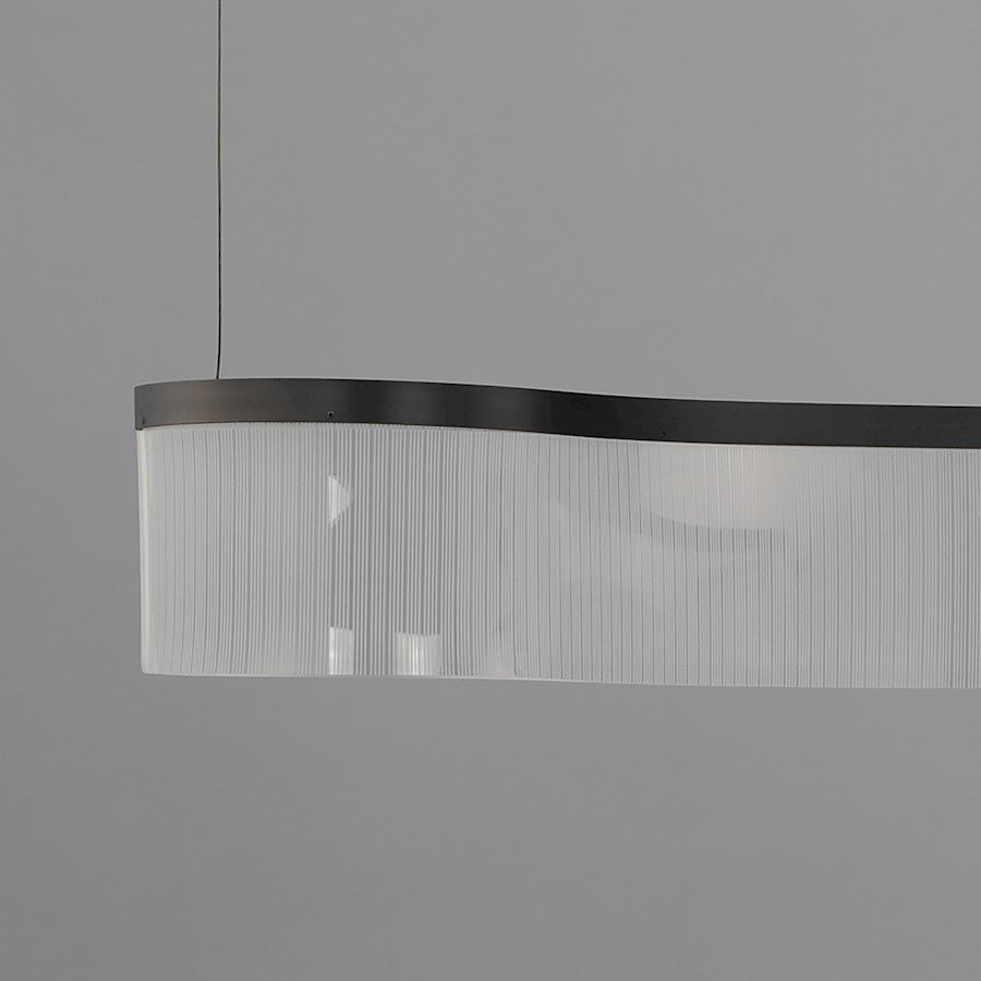 1 Light 59" LED Pendant, Black