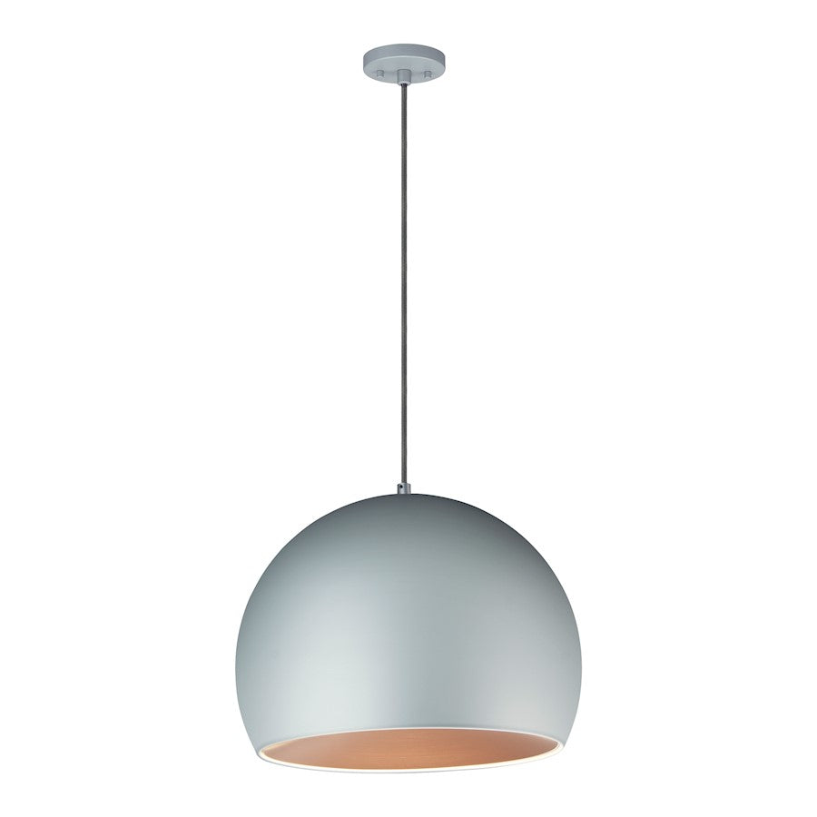 ET2 Lighting Palla 1 Light 1975" Pendant, Dark Grey/Coffee - E24926-DGCOF