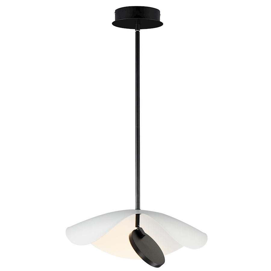 ET2 Lighting Carmen 1 Light Pendant, Black - E24964-WTBK