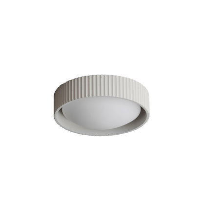 ET2 Lighting Souffle 1 Light 10" Flush Mount, Chaulk White - E25050-CHK