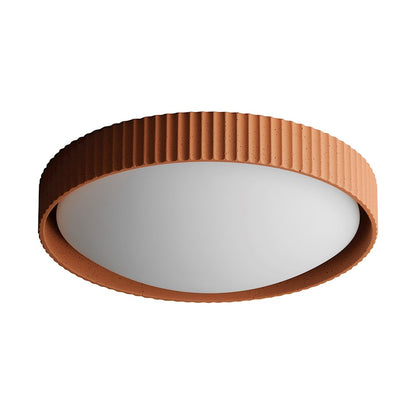 ET2 Lighting Souffle 1 Light 18" Flush Mount, Terra Cotta - E25058-TRC