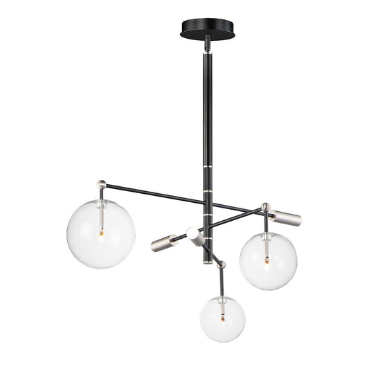 Global LED Chandelier, Black