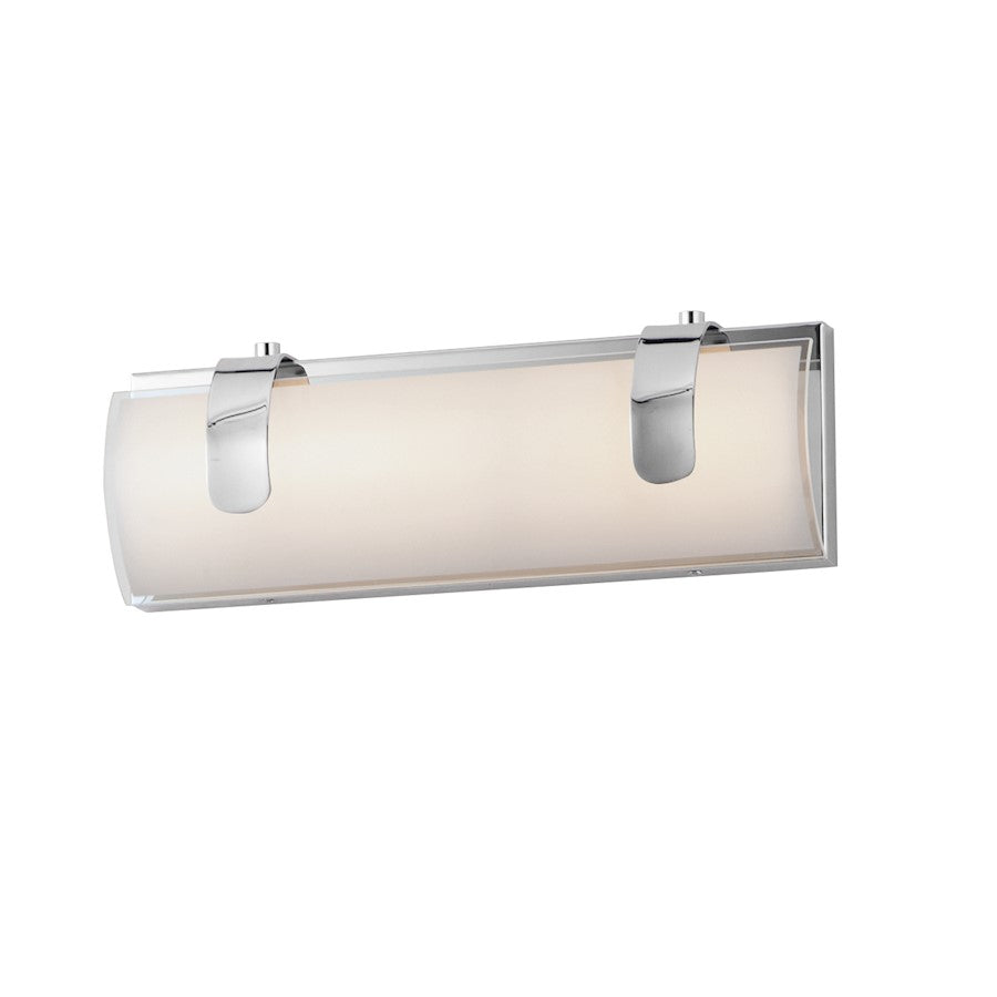 ET2 Lighting Clutch 13" LED 1-Light Wall Sconce, Polished Chrome - E25131-92PC