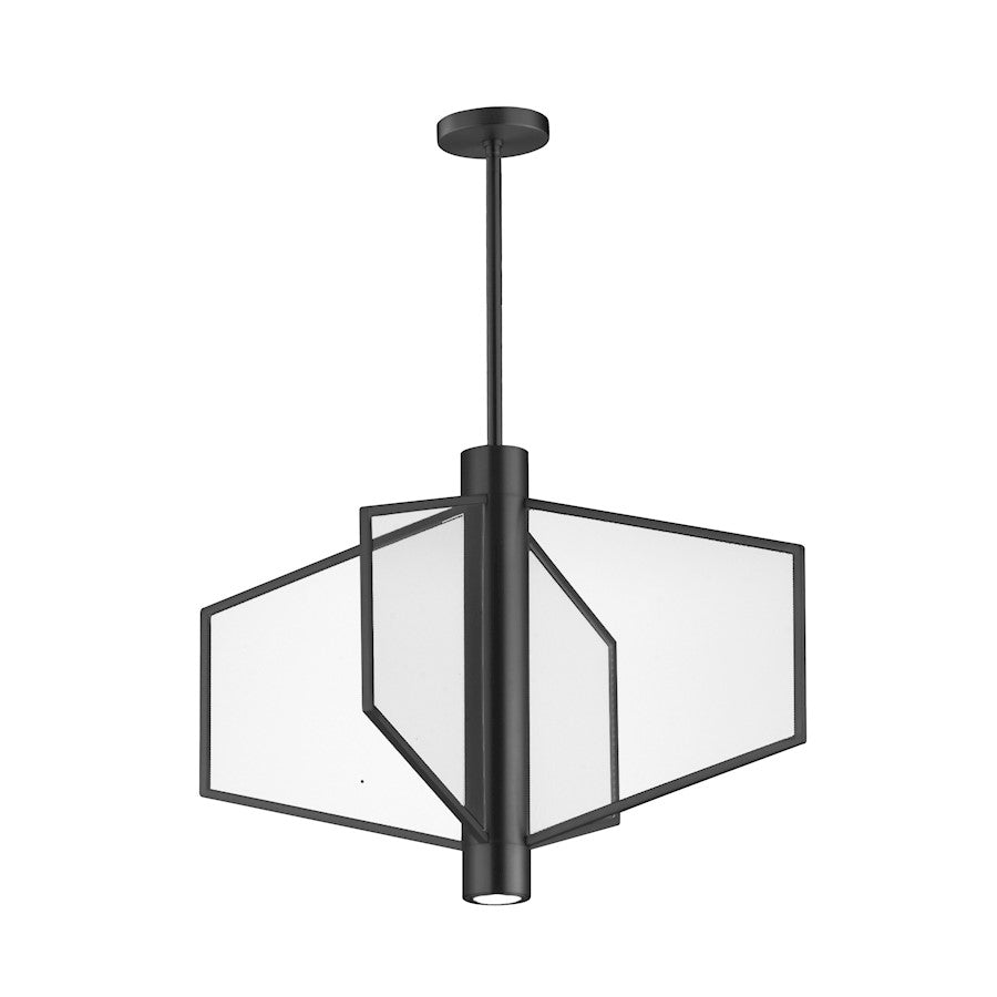 ET2 Lighting Telstar 26" Wide LED Pendant, Black - E25132-133BK