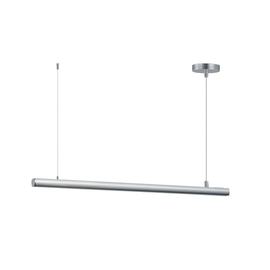 ET2 Lighting Continuum 1 Light 36" Linear Pendant, Aluminum/Frost - E26003-90SA