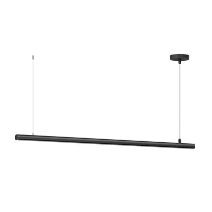 ET2 Lighting Continuum 1 Light 48" Linear Pendant, Black/Frosted - E26004-90BK