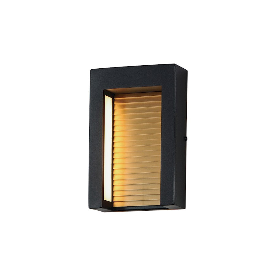 ET2 Lighting Alcove Small 2 Light LED Outdoor Wall Sconce, BK/GD - E30102-BKGLD