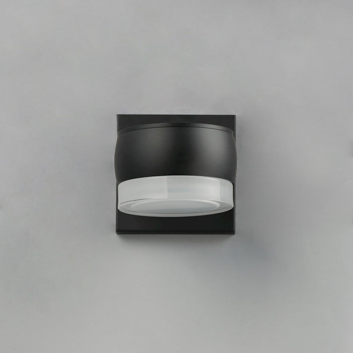 ET2 Lighting Modular Can 2 Light LED Outdoor Sconce, Black/Clear/White