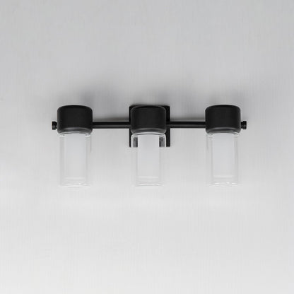 3 Light Bathroom Vanity Light, Black