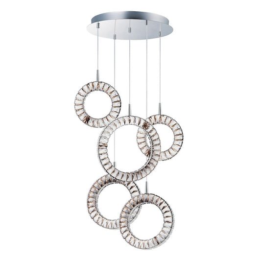 LED Pendant, Polished Chrome