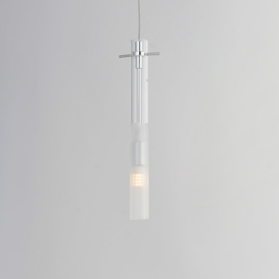 1 Light Pendant, Chrome