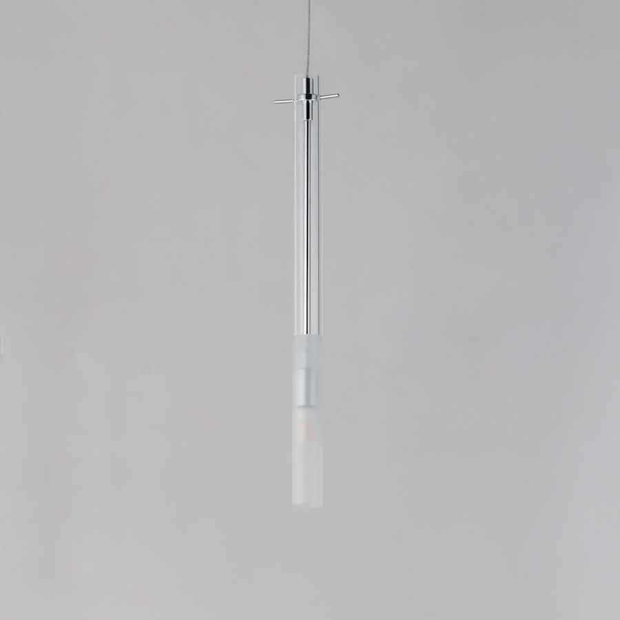 1 Light Pendant, Chrome