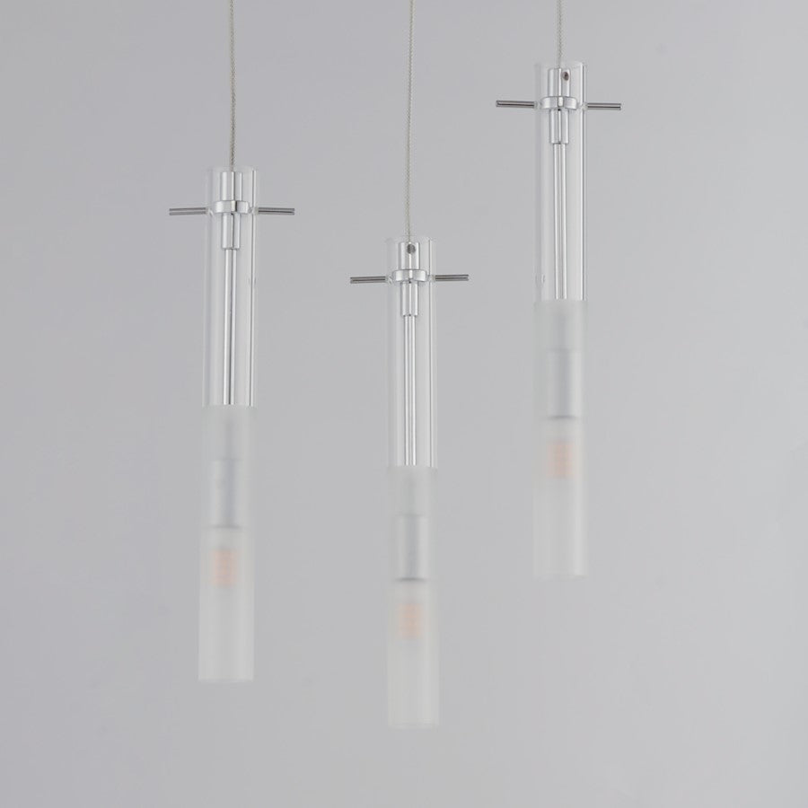 1 Light Pendant, Chrome