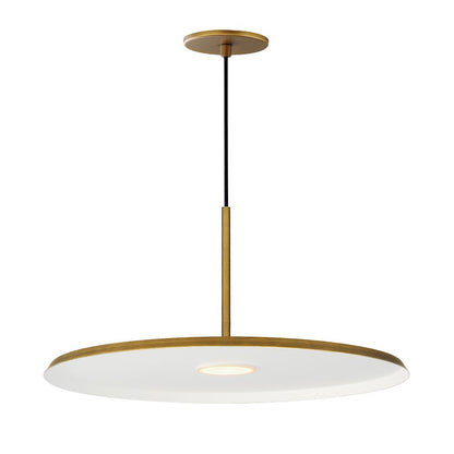 ET2 Lighting Berliner 1 Light 20" Pendant, Antique Brass - E34002-AB