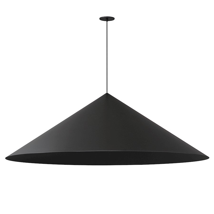 ET2 Lighting Pitch 1 Light 51" LED Pendant, Black - E34508-BK