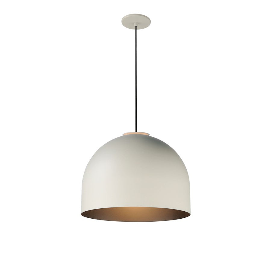 ET2 Lighting Foster 1Lt 16" LED Pendant, Gray/Black/Frost - E34604-54GYBK