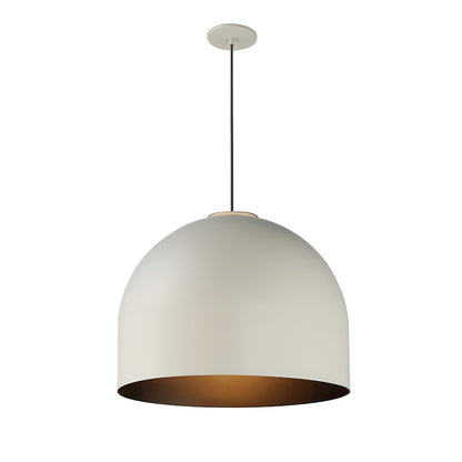 ET2 Lighting Foster 1Lt 20" LED Pendant, Gray/Black/Frost - E34606-54GYBK