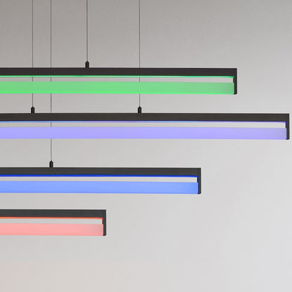 1 Light LED Wiz Color Pendant, Black