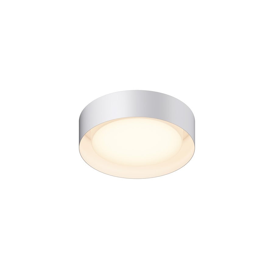 ET2 Lighting Echo 1 Light 13" Flush Mount, White - E51010-WT