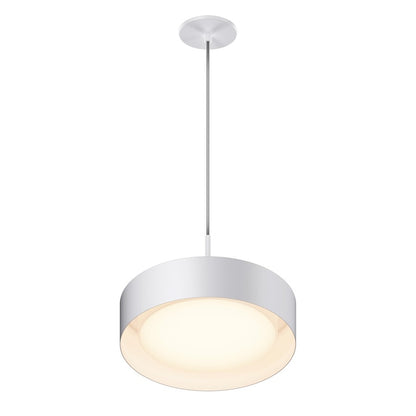 ET2 Lighting Echo 1 Light 12" Pendant, White - E51011-WT