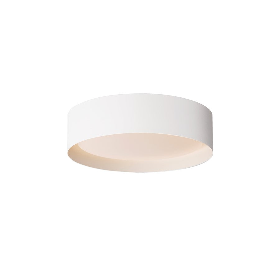 ET2 Lighting Echo 1 Light 16" Flush Mount, White - E51012-WT