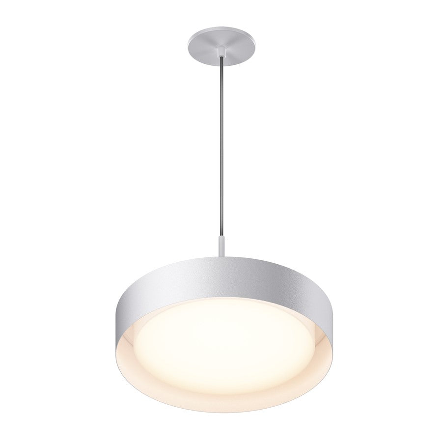 ET2 Lighting Echo 1 Light 16" Pendant, White - E51013-WT