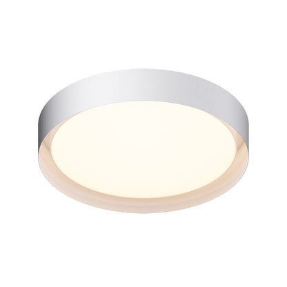 ET2 Lighting Echo 1 Light 24" Flush Mount, White - E51014-WT