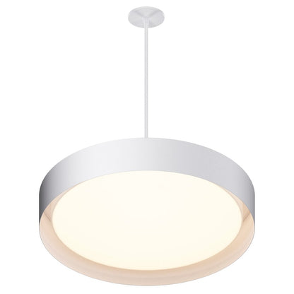 ET2 Lighting Echo 1 Light 24" Pendant, White - E51015-WT