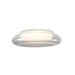 ET2 Lighting Bubble 1Lt 13.75" LED Flush Mount, White/Clear/White - E51021-10WT