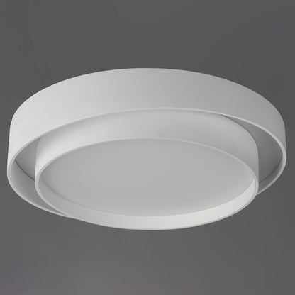 ET2 Lighting Ziggurat 1 Light LED Flush Mount, White