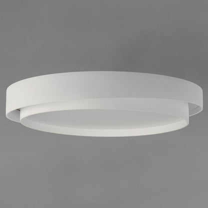 ET2 Lighting Ziggurat 1 Light LED Flush Mount, White