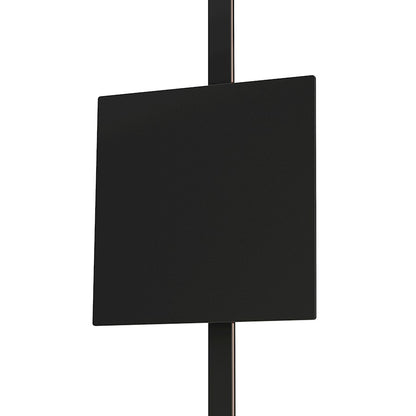 ET2 Lighting Continuum 1Lt Wall Washer Square Track Light, Black - ETL29224-BK