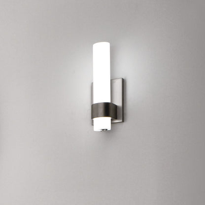 Izza 1 Light LED Wall Sconce, Etched Opal