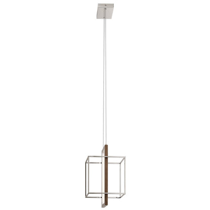 LED Pendant, Polished Nickel