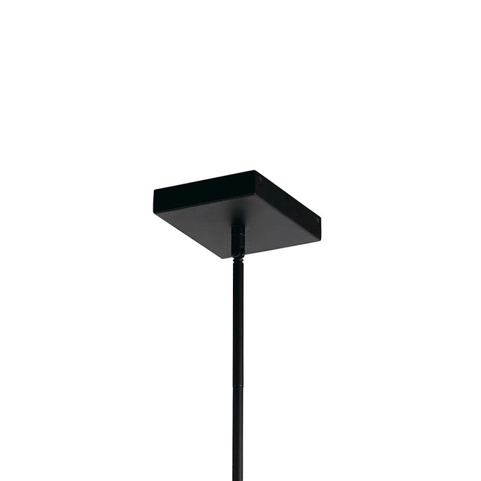 Elan Axis LED Pendant, Matte Black/Etched Acrylic