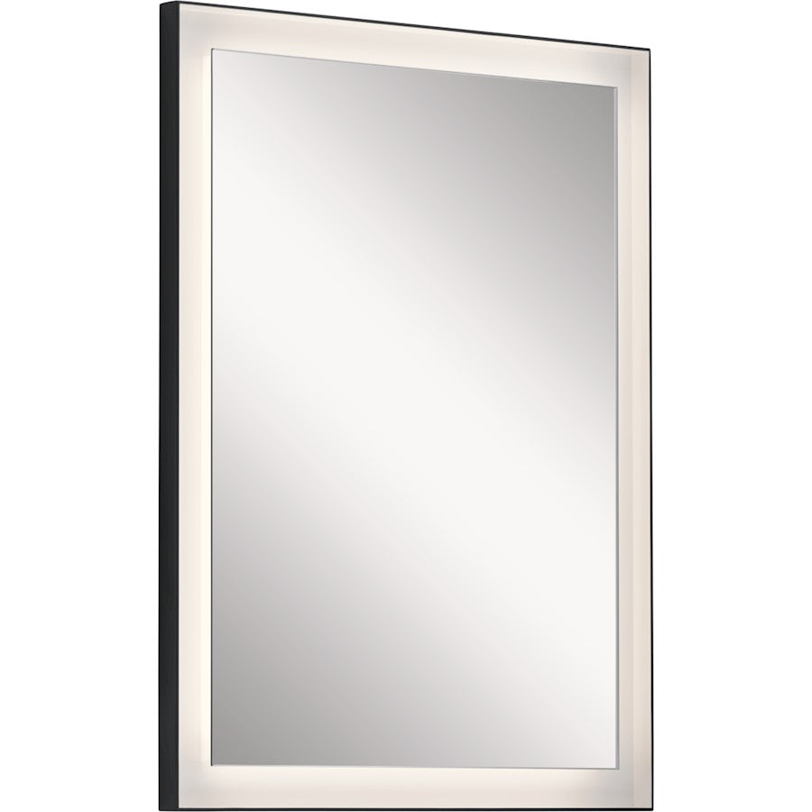 Elan Ryame 23" LED Mirror, Matte Black/Frosted Acrylic - 84167