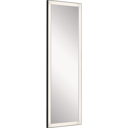 Elan Ryame 20" LED Mirror, Matte Black/Frosted Acrylic - 84173