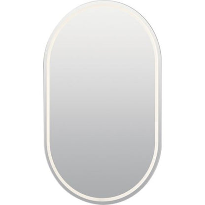 Elan Menillo LED Mirror, White/Etched - 86008