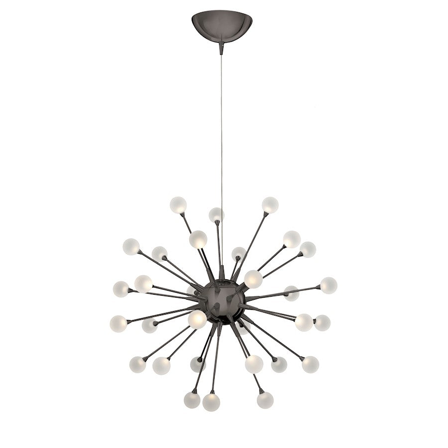 Chandelier Impulse in Black Chrome