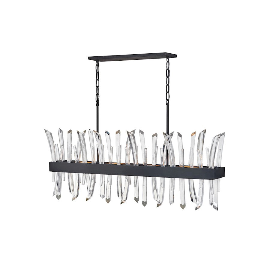 Fredrick Ramond Revel 4 Light Chandelier, Black - FR30908BLK