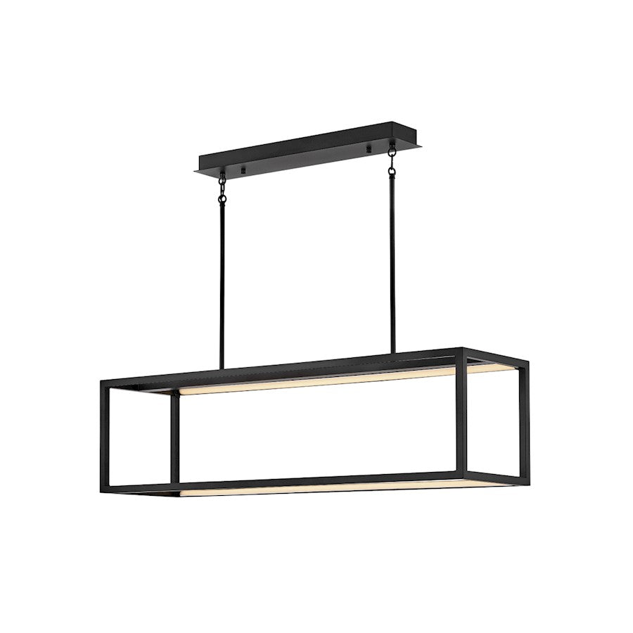 Fredrick Ramond Onyx LED Linear Chandelier, Black - FR31038BLK