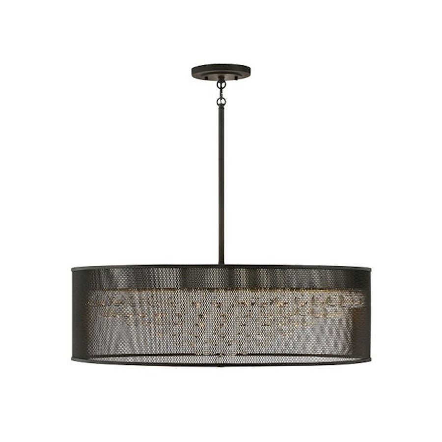 Fredrick Ramond Fiona 10 Light Chandelier, Black - FR38908BLK