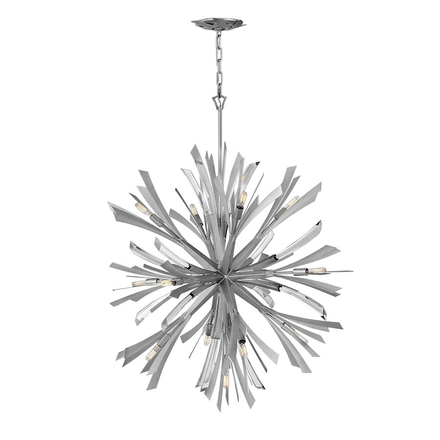 Fredrick Ramond Vida 13 Light 42" Chandelier, Glacial - FR40905GG